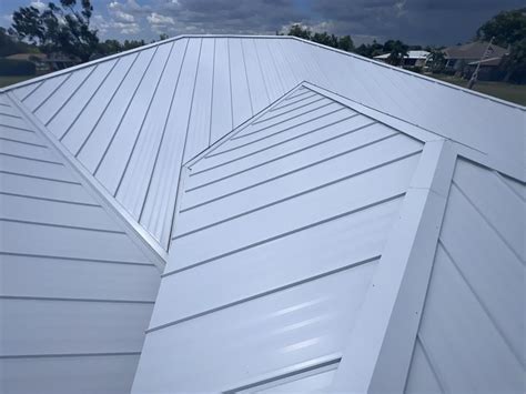 metal roofs on white houses|regal white metal roof.